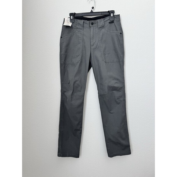 Wrangler Women's All Terrain Gear Gray Cargo Boot Cut Jeans Outdoor Pants 8Short - Picture 1 of 14